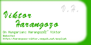 viktor harangozo business card